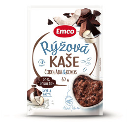 Kaša Emco Rižina kaša čoko kokos 45 g