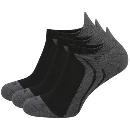 Čarape MOOA Bamboo Active Low 3-pack crna/siva Black/Grey