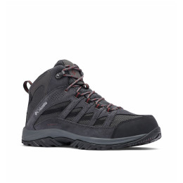 Muške trekking cipele Columbia Crestwood™ Mid Waterproof siva/plava Dark Grey, Deep Rust