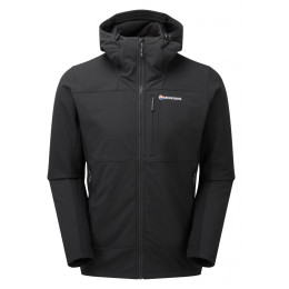 Muška softshell jakna Montane Krypton Hoodie crna Black