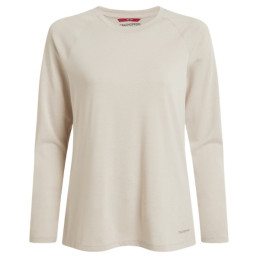 Ženska majica Craghoppers NosiLife Nour LS T-Shirt bež Oyster Marl