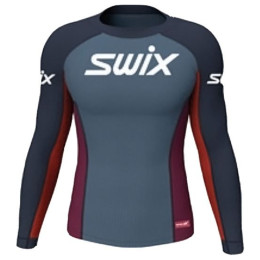 Muška majica Swix RaceX plava / crvena Dark Navy/Rhubarb Red