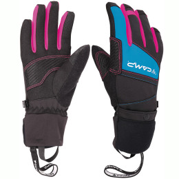 Rukavice Camp G Comp Warm Lady crna Black / Light blue / Fuchsia