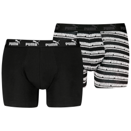 Muške bokserice Puma Elements Striped Boxers 2P