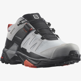Ženske cipele Salomon X Ultra 4 Wide Gore-Tex siva/crna
