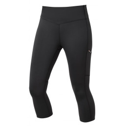 Ženske tajice 3/4 Montane Womens Ineo Lite Capri Pants crna