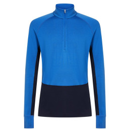 Muške funkcionalne majice Icebreaker Men Mer 260 ZoneKnit LS Half Zip plava Midnavy/Lazu/Cb