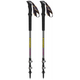 Trekking štapovi Vipole Base Camp Ql Mid Violet Dlx siva
