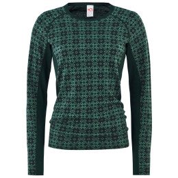 Ženska majica Kari Traa Rose Light Ls zelena/crna