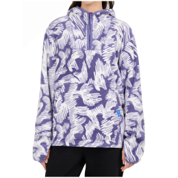 Ženska dukserica 4F Fleece F504 bijela/ljubičasta Multicolour Allover