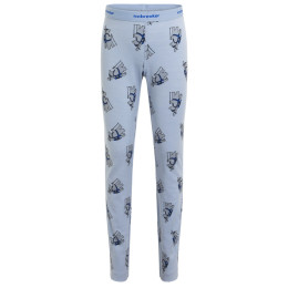 Dječje funkcionalne gaće Icebreaker Kids M 200 Oasis Leggings Bear Tour AOP svijetlo plava Zinc Blue/Aop