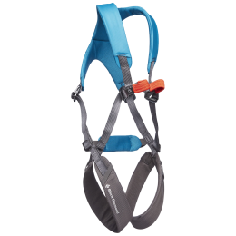 Dječji pojas za cijelo tijelo Black Diamond K Momentum Full Body Harness crna/plava Azul