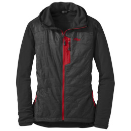 Ženska jakna Outdoor Research Deviator Hoody crna Black/Flame