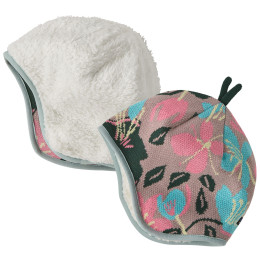 Dječja kapa Patagonia Baby Reversible Beanie siva/ružičasta Hopes and Blooms: Fuzzy Mauve
