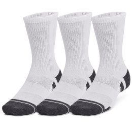 Set čarapa Under Armour Performance Tech 3pk Crew bijela White / White / Jet Gray