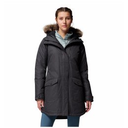 Ženska zimska jakna Columbia Suttle Mountain™ Long Insulated Jacket crna Black
