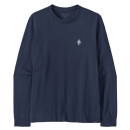 Muška majica Patagonia M's L/S MW Hut Tripper Skyline T-Shirt plava New Navy