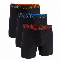 Muške bokserice Under Armour Perf Tech 6in crna/crvena