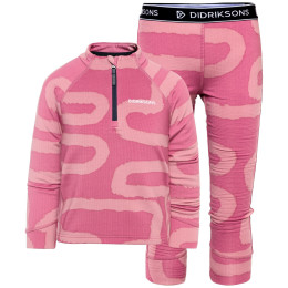 Dječje funkcionalno donje rublje Didriksons Jadis Kids Pr Set 5 Path Heather Pink ružičasta Path Heather Pink