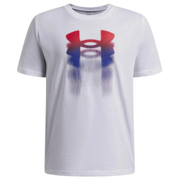 Dječja majica Under Armour B Logo Blur SS White bijela White