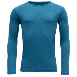 Muška majica Devold Breeze Man Shirt long sleeve plava BlueMelange