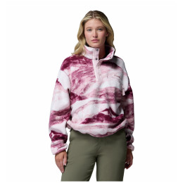 Ženska dukserica Columbia Helvetia™ II Printed Cropped Half Snap