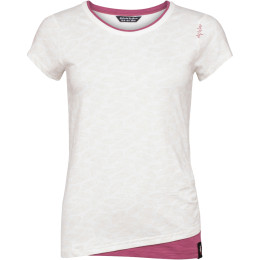 Ženska majica Chillaz Fancy Feathers Ornament bež Creme/Violet