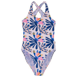 Dječji kupaći Aquawave Salava Jr - Summer Beige Flower Print