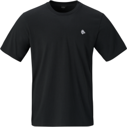 Muška majica Norrona /29 cotton viking patch T-shirt crna Caviar Black