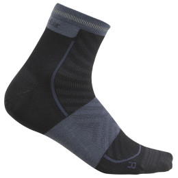 Muške čarape Icebreaker Men Merino Run+ Ultralight Mini crna