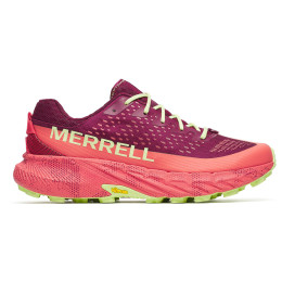 Muške tenisice za trčanje Merrell Agility Peak 5 3D ružičasta/boja vina mtl flare/crimson