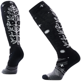 Čarape Smartwool Women's Ski Full Cushion Ice Blossom OTC crna