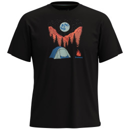 Majica Smartwool Night Camp Short Sleeve Graphic Tee crna black