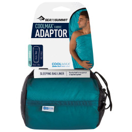 Podstava za vreću za spavanje Sea to Summit Coolmax Adaptor plava Aqua