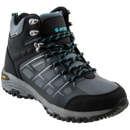 Cipele Hi-Tec Masami mid wp wo´s crna/plava DarkGray/Black/Turquoise