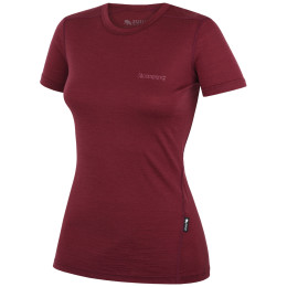 Ženska majica Zulu Merino 160 Short 4C boja vina wine