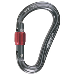 Karabiner Camp Atom lock crna GunMetal