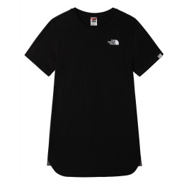 Ženska haljina The North Face Simple Dome Tee Dress Update crna Tnf Black