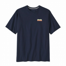 Muška majica Patagonia M's Fitz Roy Wild Responsibili-Tee tamno plava New Navy