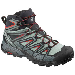 Muška obuća Salomon X Ultra 3 Mid GTX Bossa Nova siva/crvena Lead/StormyWeather/BossaNova