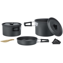Set posuđa Brunner PackPot Ultralite 19 crna