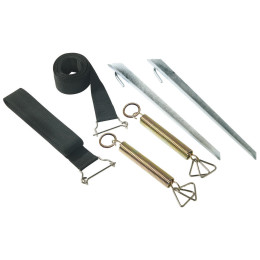 Set za šatore Bo-Camp Tie-down kit Universal crna