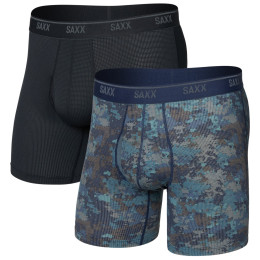 Muške bokserice Saxx Quest Quick Dry Mesh Boxer Brief Fly 2Pk