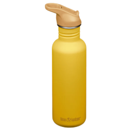Boca od nehrđajućeg čelika Klean Kanteen Classic 27oz (w/Flip Seal Sport) žuta Sunset