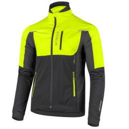 Muška softshell jakna Etape Strong 2.0 crna/žuta black/yellow