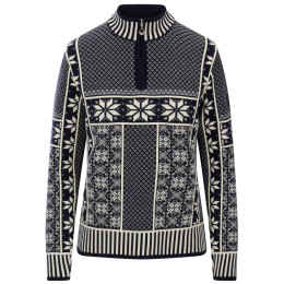 Ženski džemer Dale of Norway Vardåsen Fem Sweater tamno plava/bijela Marine Offwhite
