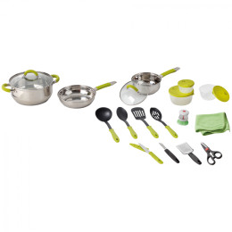 Set za kuhanje Brunner Omnibox 18+2 srebrena/zelena