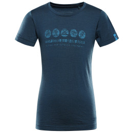Dječja majica Alpine Pro Mereno 2 plava MOROCCAN