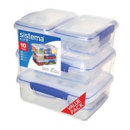 Kutija za hranu Sistema Ten Pack Sw Transparentna