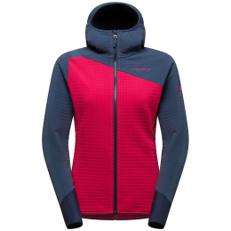 Ženska fleece jakna La Sportiva Bristen Thermal Hoody W ružičasta/siva Azalea/Night Sky